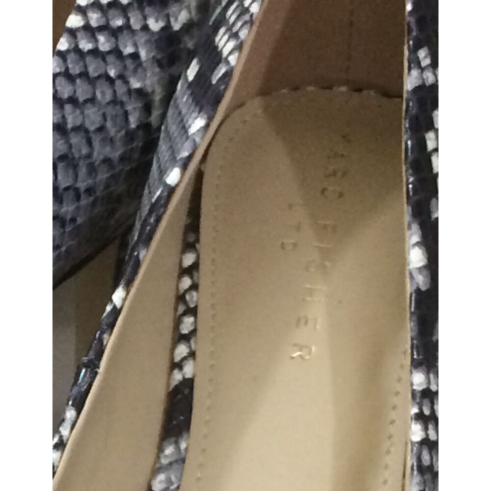 NEW Marc Fisher Snakeskin Leather Pumps Pointed Toe Heels Size 10M 3.5" Heel - Picture 8 of 8